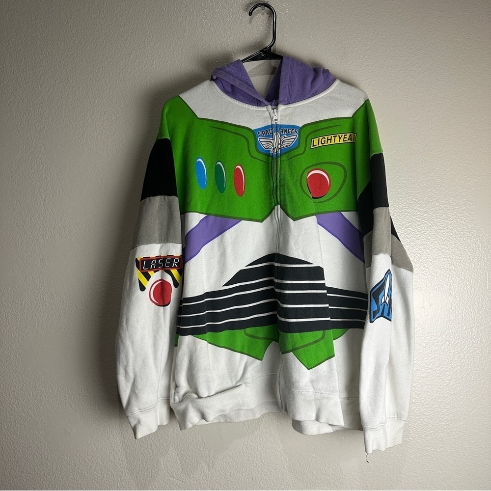 Disney Buzz Lightyear Toy Story Jacket Hoodie Adult Unisex Size XL
